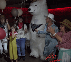 White Polar Bear for Children's Kids Parties in Athens. Order a greeting from a polar bear in Athens. Polar bear for birthday. polar bear in Athens. Order a Polar Bear for children's kids parties. Animator White Polar Bear for a Children's kids Party in Athens. Mascotte White Polar Bear at a kids children's party. Gift Delivery. Polar bear.